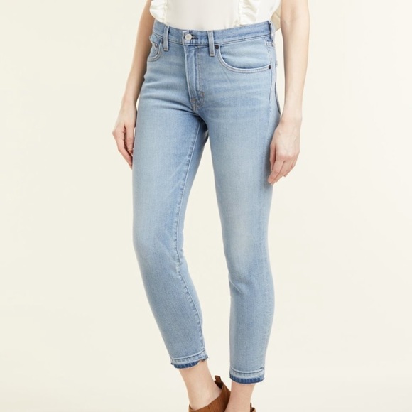 FRYE LIGHT WASH SIENNA CROPPED SKINNY JEANS SIZE 25 - Picture 2 of 9